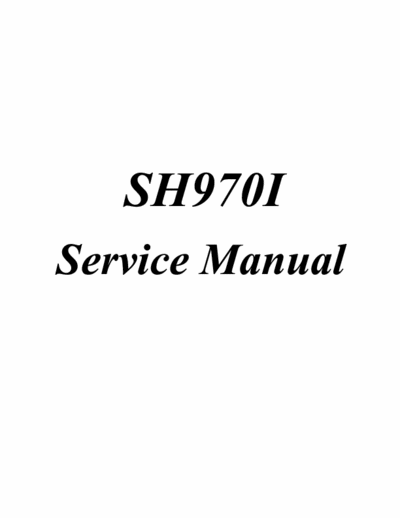 Proview SH970I Proview SH970I LCD Service Manual